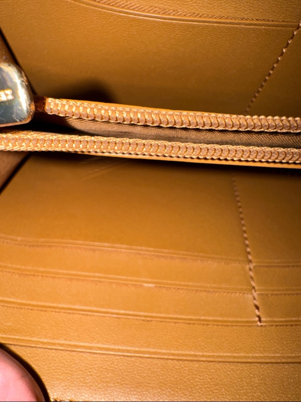 Coach Daisy Signature Zip Wallet - Beige, Yellow & White - Picture 6 of 6